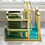 Wall-Mounted Kitchen Utensil Rack, Multifunctional Knife and Chopstick Holder, Cutting Board and Utensil Drying Rack